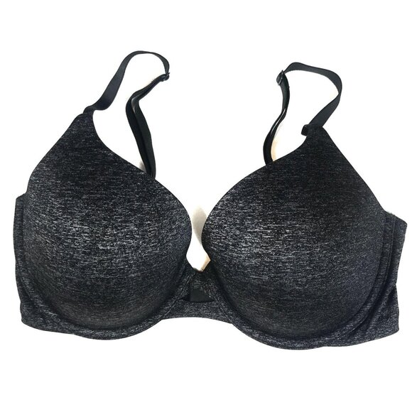 Victoria's Secret 34DD Perfect Shape Black Bra Lined Underwire Adjustable Straps - Picture 10 of 10